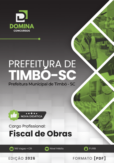 Apostila Fiscal de Obras Timbó SC 2026