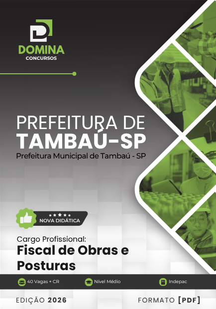 Apostila Fiscal de Obras e Posturas Tambaú SP 2026
