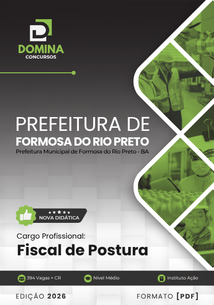 Apostila Fiscal de Postura Formosa do Rio Preto BA 2026