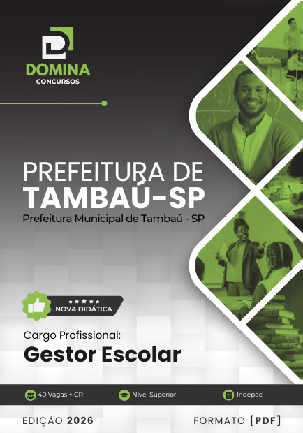 Apostila Gestor Escolar Tambaú SP 2026
