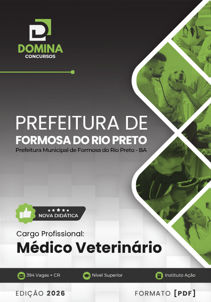Apostila Médico Veterinário Formosa do Rio Preto BA 2026