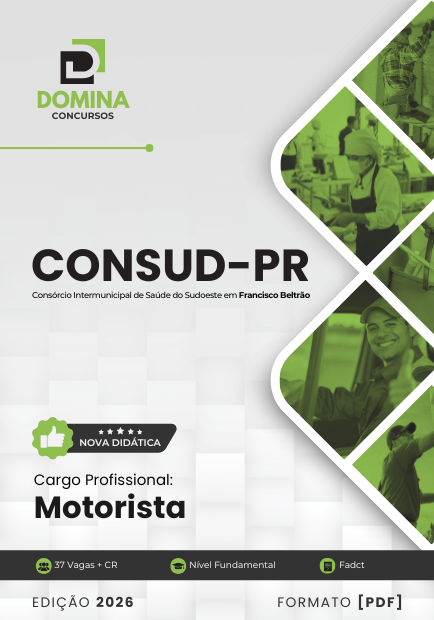 Apostila Motorista CONSUD PR 2026