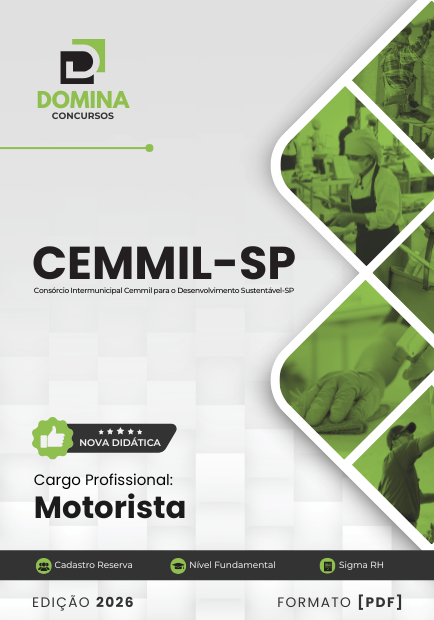 Apostila Motorista CEMMIL Mogi Guaçu SP 2026