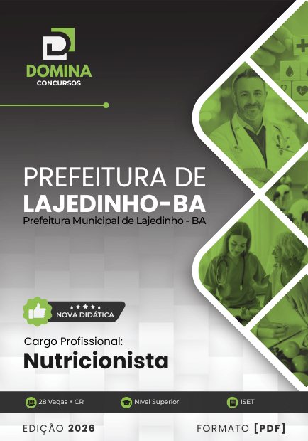 Apostila Nutricionista Lajedinho BA 2026