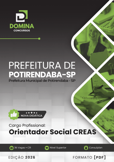 Apostila Orientador Social CREAS Potirendaba SP 2026