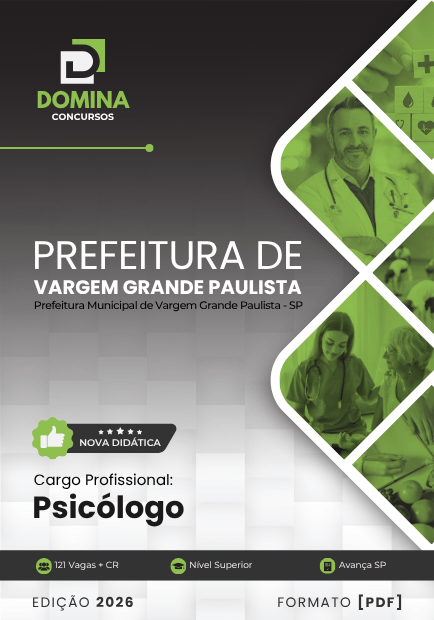 Apostila Psicólogo Vargem Grande Paulista SP 2026