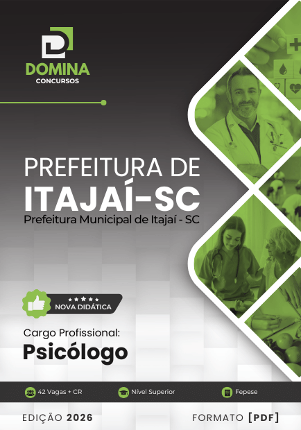 Apostila Psicólogo Itajaí SC 2026