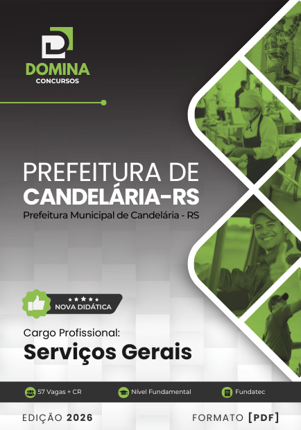 Apostila Serviços Gerais Candelária RS 2026