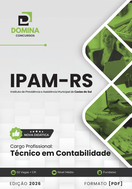 Apostila Técnico em Contabilidade IPAM Caxias do Sul RS 2026