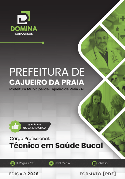 Apostila Técnico em Saúde Bucal Cajueiro da Praia PI 2026