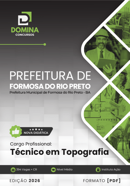 Apostila Técnico em Topografia Formosa do Rio Preto BA 2026