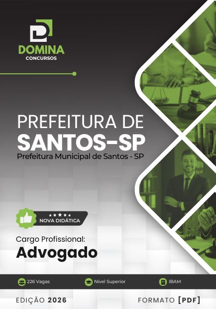 Apostila Advogado Santos SP 2026