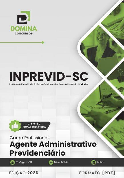 Apostila Agente Administrativo INPREVID SC 2026