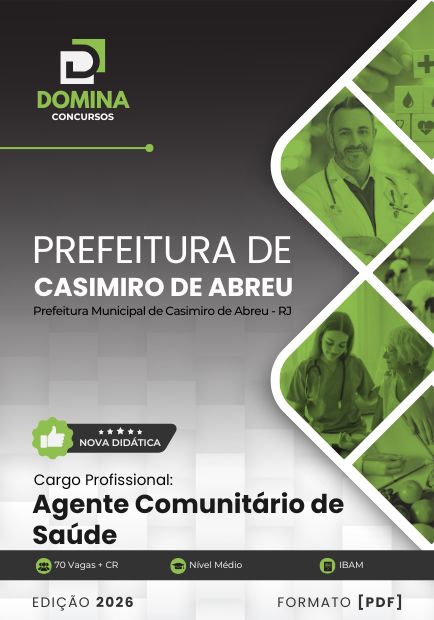 Apostila Agente Comunitário de Saúde Casimiro de Abreu RJ 2026