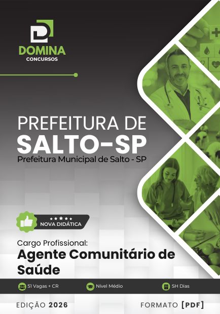Apostila Agente Comunitário de Saúde Salto SP 2026