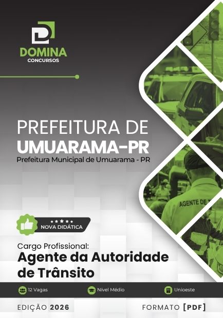 Apostila Agente da Autoridade de Trânsito Umuarama PR 2026