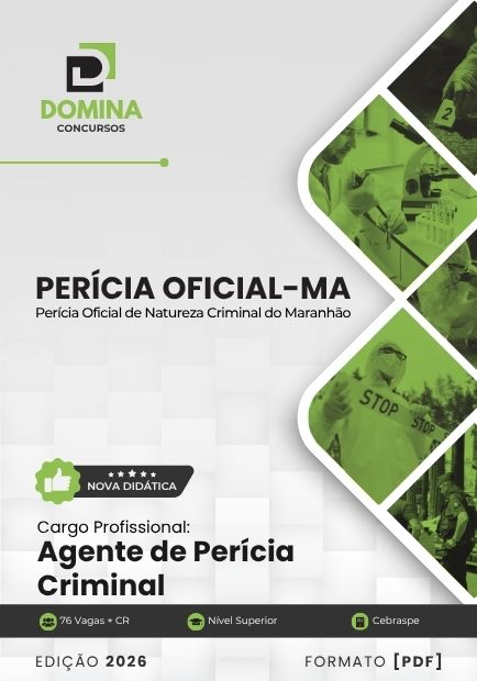 Apostila Perícia Oficial MA 2027 Agente de Perícia Criminal