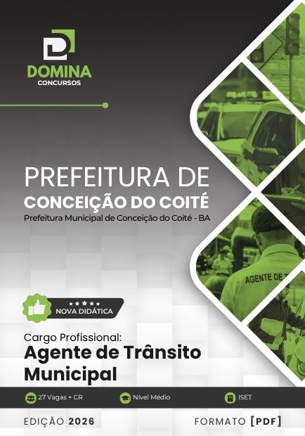 Apostila Agente de Trânsito Municipal Conceição do Coité BA 2026