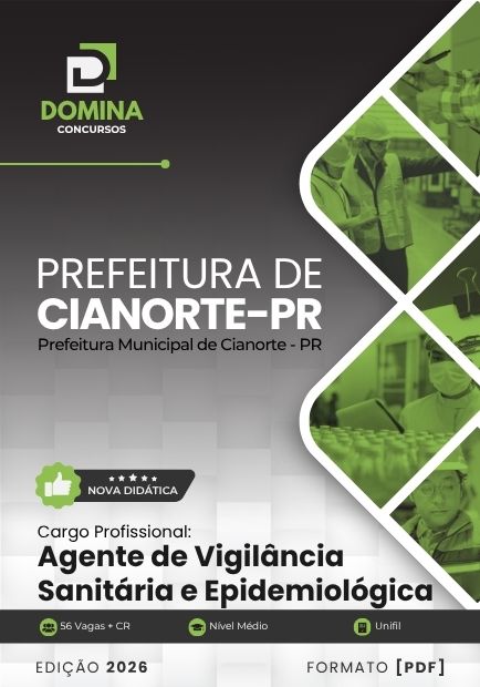 Apostila Agente de Vigilância e Epidemiológica Cianorte PR 2026