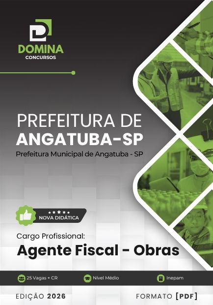 Apostila Agente Fiscal de Obras Angatuba SP 2026
