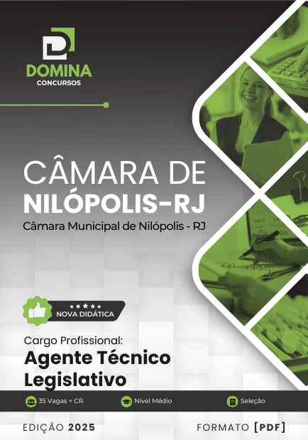 Apostila Agente Técnico Legislativo Câmara Nilópolis RJ 2026