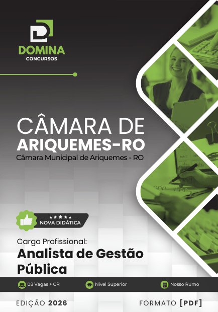Apostila Analista de Gestão Pública Ariquemes RO 2026