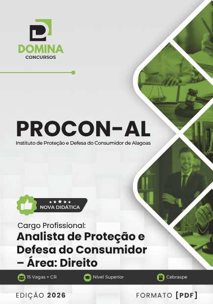 Apostila Analista de Proteção e Defesa do Consumidor Direito PROCON AL 2026