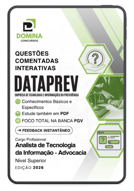 1500 Questões Comentadas Analista de Tecnologia da Informação Advocacia DATAPREV