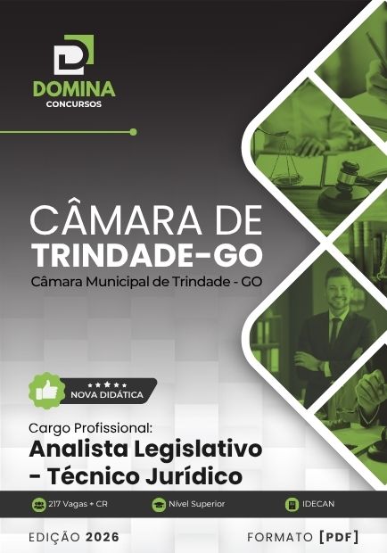 Apostila Analista Legislativo Técnico Jurídico Câmara Trindade GO 2026