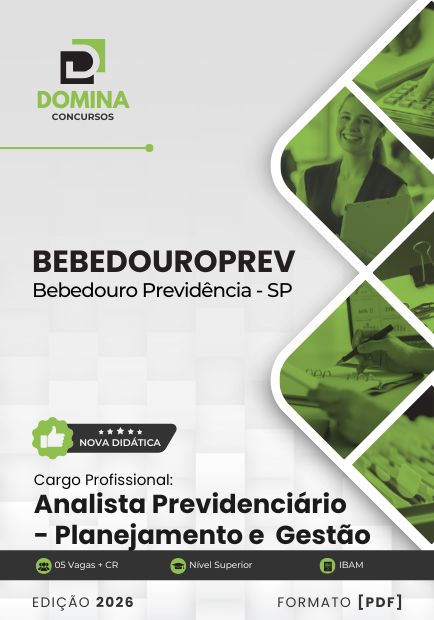 Apostila Analista de Planejamento e Gestão BebedouroPREV SP 2026