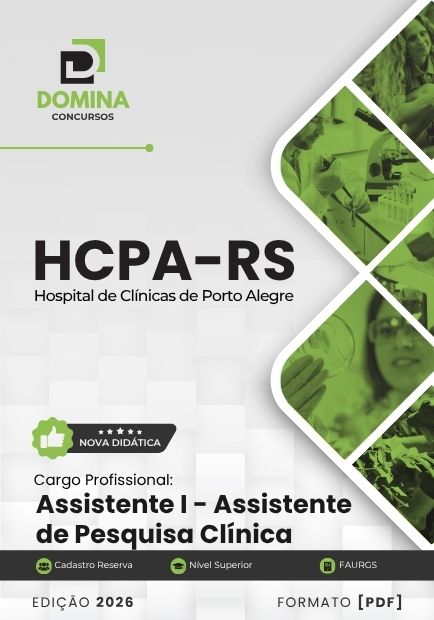 Apostila Assistente de Pesquisa Clínica HCPA RS 2026