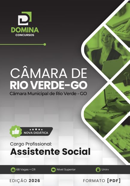 Apostila Assistente Social Câmara Rio Verde GO 2026
