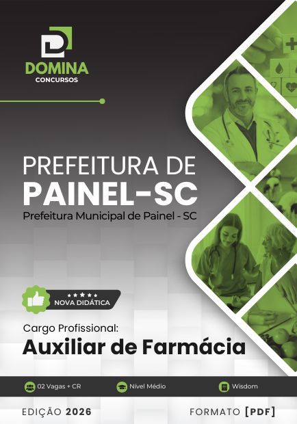 Apostila Auxiliar de Farmácia Painel SC 2026