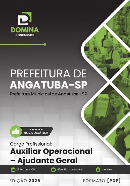 Apostila Ajudante Geral Angatuba SP 2026