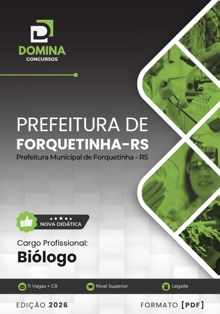 Apostila Biólogo Forquetinha RS 2026