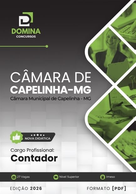 Apostila Contador Câmara Capelinha MG 2026