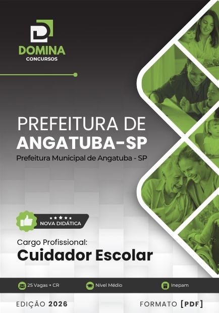 Apostila Cuidador Escolar Angatuba SP 2026