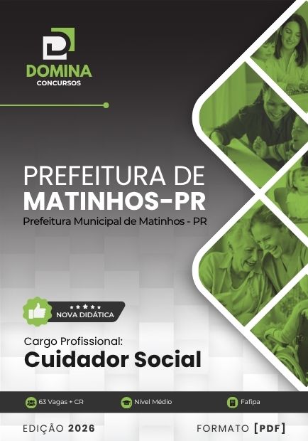 Apostila Cuidador Social Matinhos PR 2026