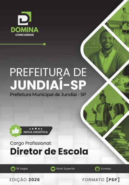 Apostila Diretor de Escola Jundiaí SP 2026