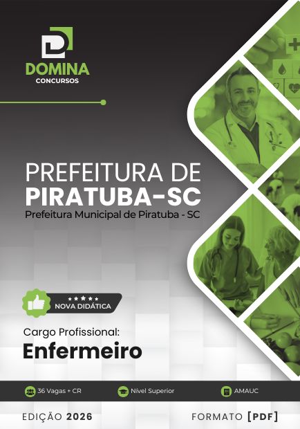 Apostila Enfermeiro Piratuba SC 2026