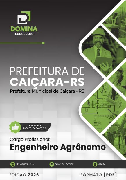 Apostila Engenheiro Agrônomo Caiçara RS 2026