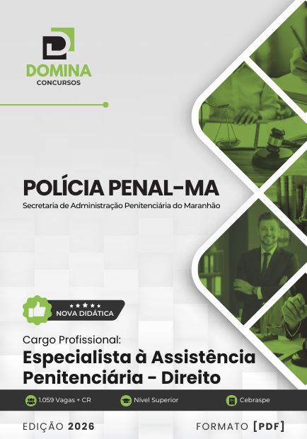 Apostila Especialista Assistência Penitenciária Direito Polícia Penal MA 2026