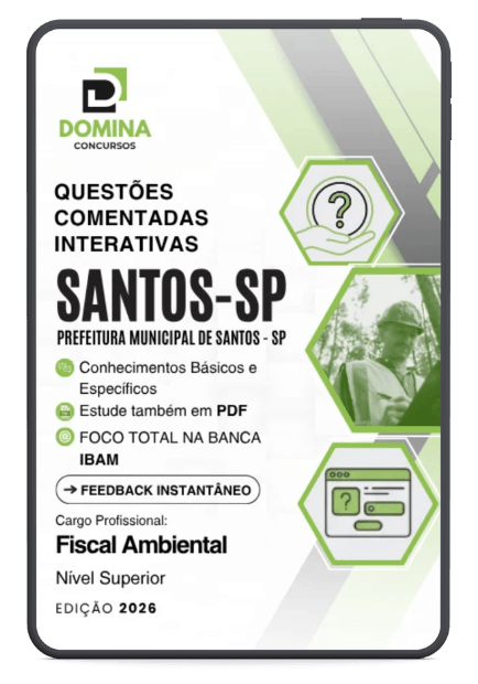 1250 Questões Comentadas Fiscal Ambiental Santos SP