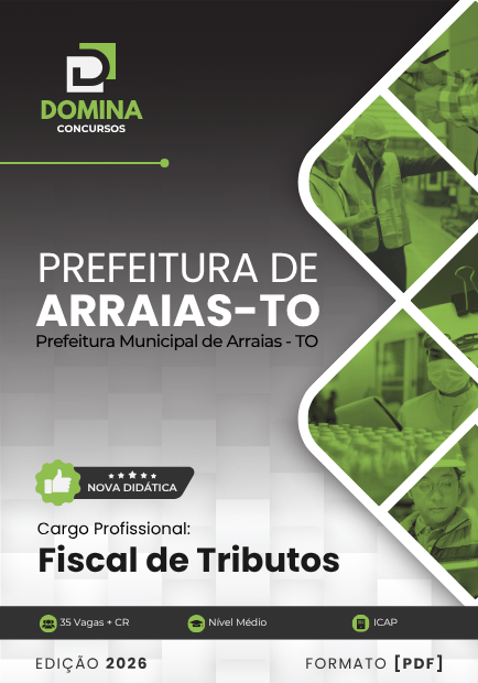 Apostila Fiscal de Tributos Arraias TO 2026