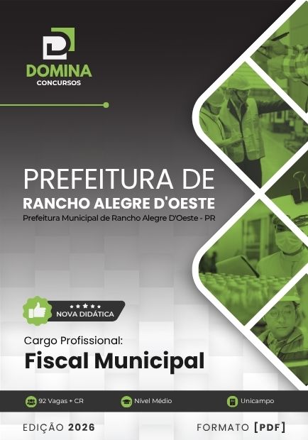 Apostila Fiscal Municipal Rancho Alegre D'Oeste PR 2026