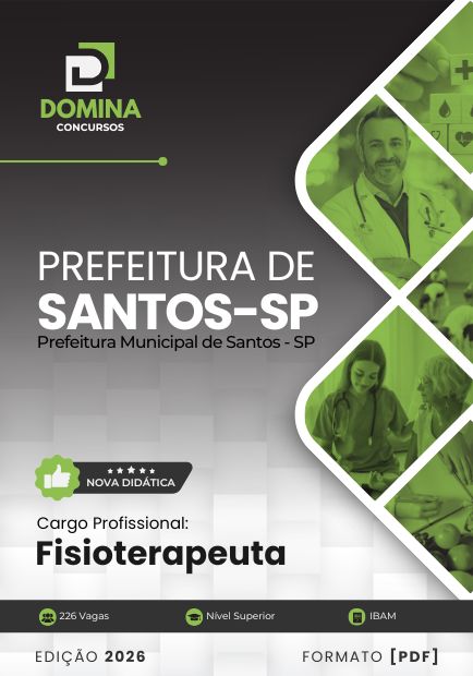 Apostila Fisioterapeuta Santos SP 2026
