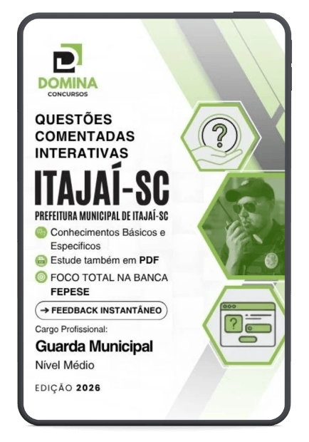 750 Questões Comentadas Guarda Municipal Itajaí SC