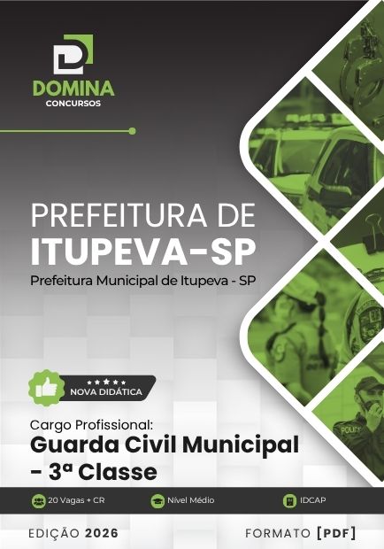 Apostila Guarda Municipal Itupeva SP 2026