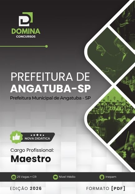 Apostila Maestro Angatuba SP 2026