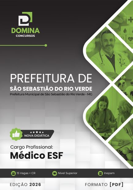 Apostila Médico ESF São Sebastião do Rio Verde MG 2026